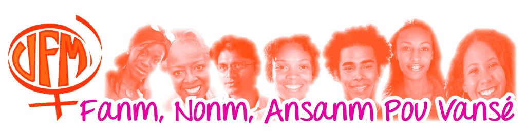 Banniere fanm ansanm pou vansé + texte
